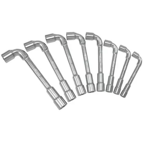 Jeu de 8 clés à pipe débouchées métrique 6 pans KSTOOLS