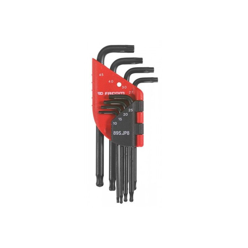 Jeu de 8 clés mâles Torx FACOM .JP8APF 10 à 45 mm - vue 4