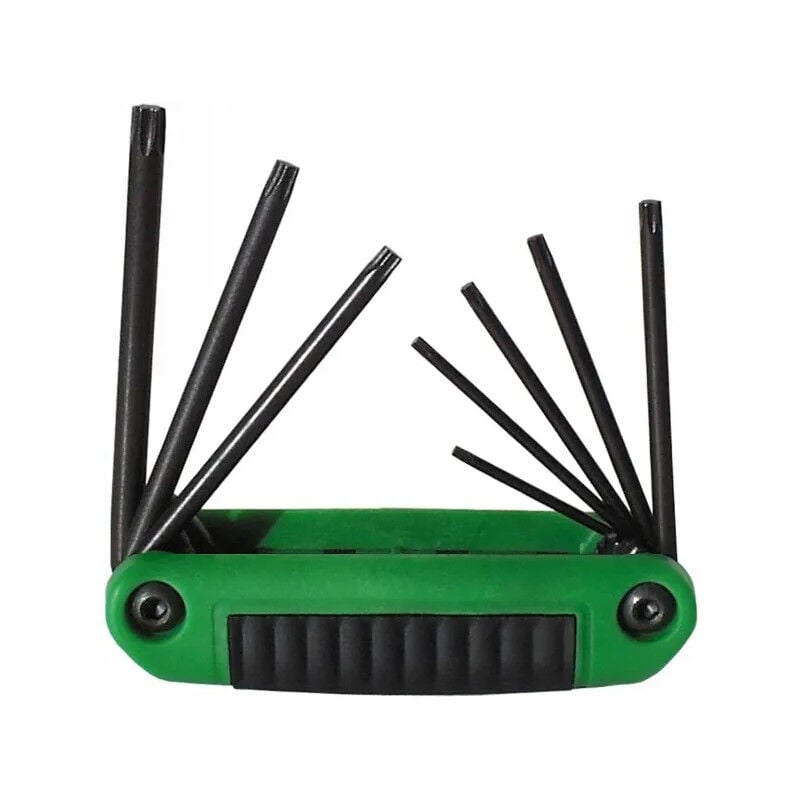 Eklind - Jeu de 8 clés mâles torx, T8 - T10 - T15 - T20 - T25 - T27 - T30 - T40