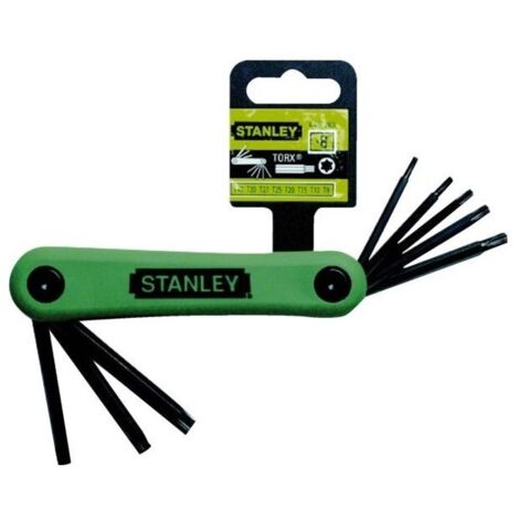 Jeu de 8 cles males torx : t9