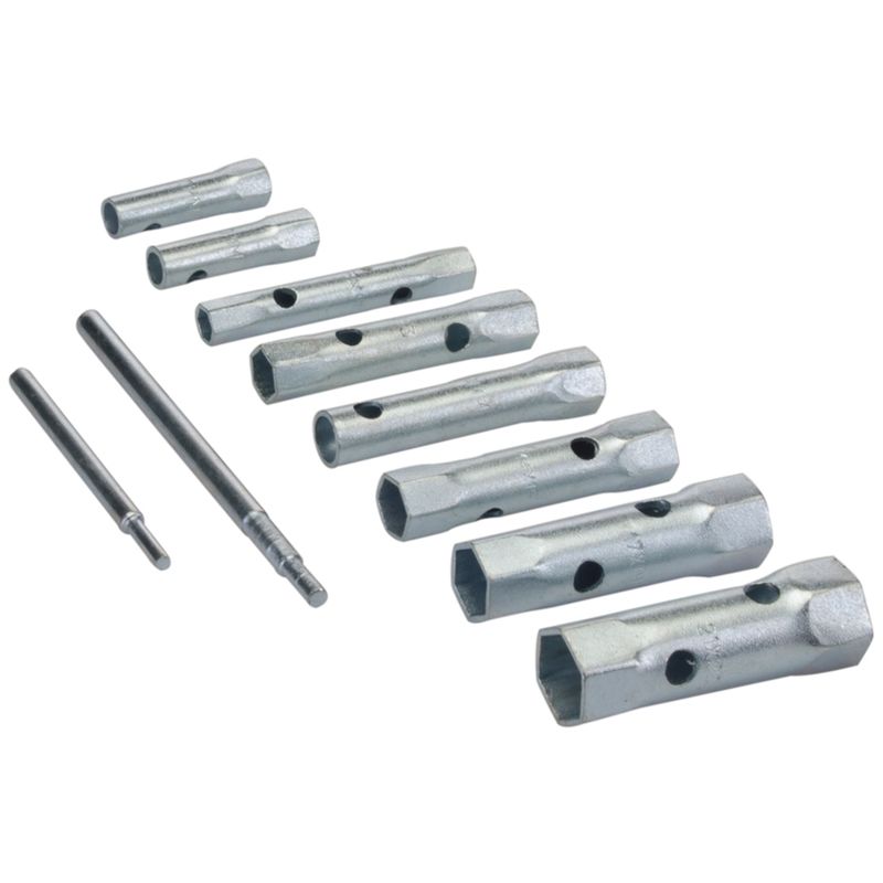 Silverline - jeu de 8 clés tubulaires métriques 8 - 22 mm 571532