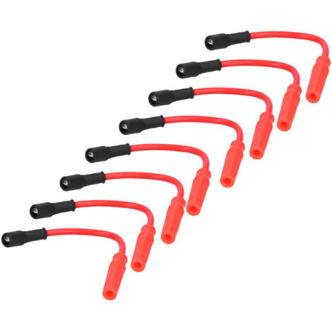 Jeu de 8 fils pour bougies 0.4 inch résistance ultra-faible Chevrolet Silverado/Tahoe 4.8 5.3 6.0 Vortec