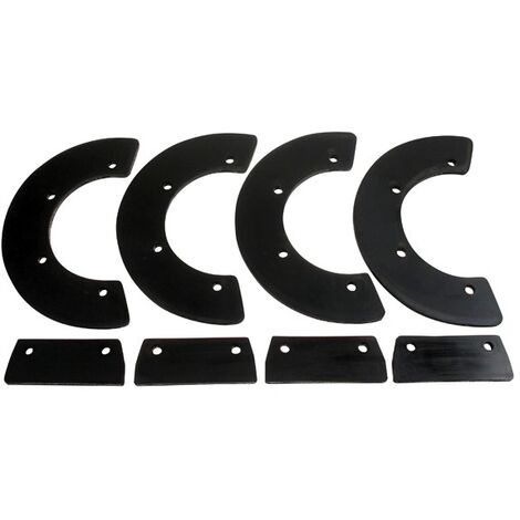 Jeu de 8 pales pour chasse neige HONDA 72521730003 - 72552730003