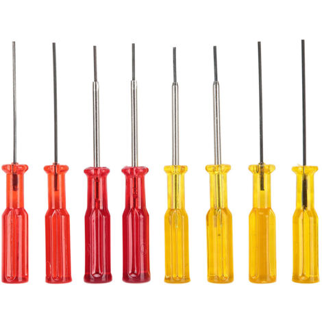 Jeu de 8 tournevis à douille hexagonale pour machine à coudre et overlocks, aiguilles 1.5mm/1.6mm
