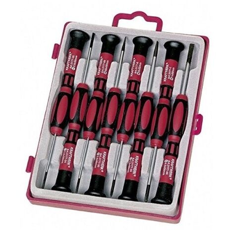 Set De 5 Tournevis Précision Pour Horloger/bijoutier - Têtes Plates, Acier, Neuf