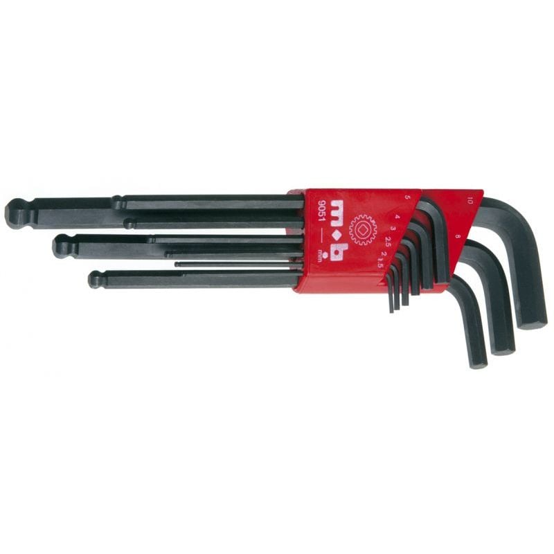 Mob Outillage - Jeu de 9 clés mâles 6 pans longues Protanium