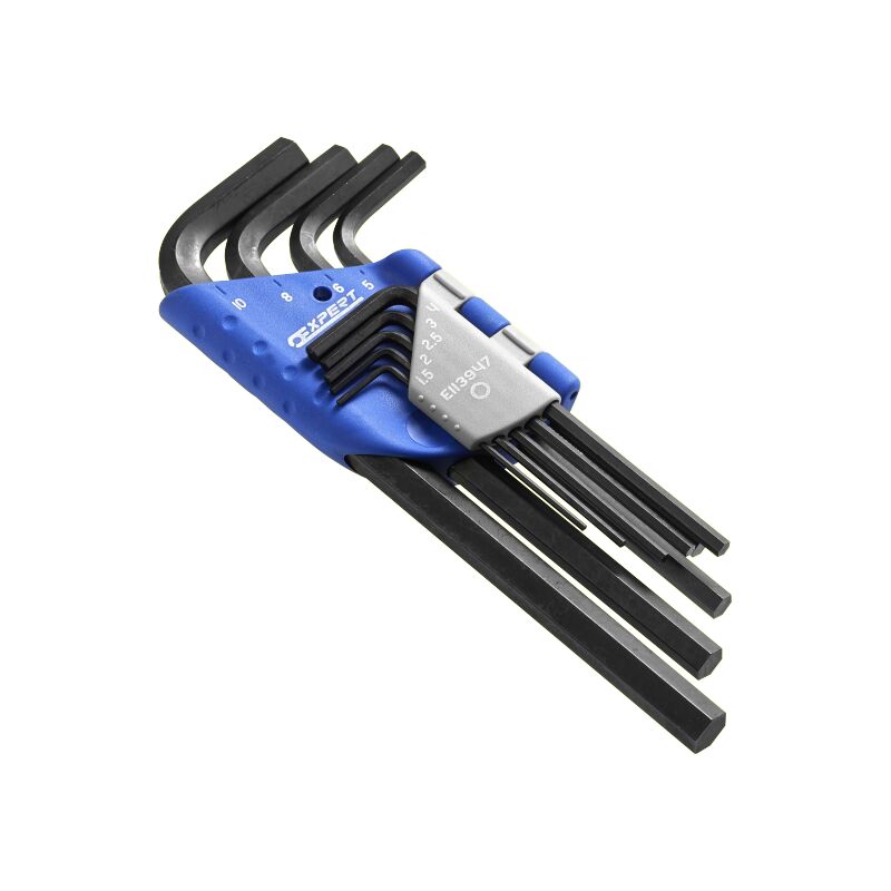 Jeu de 9 clés mâles longues 6 pans métriques - E113947 - Expert By Facom