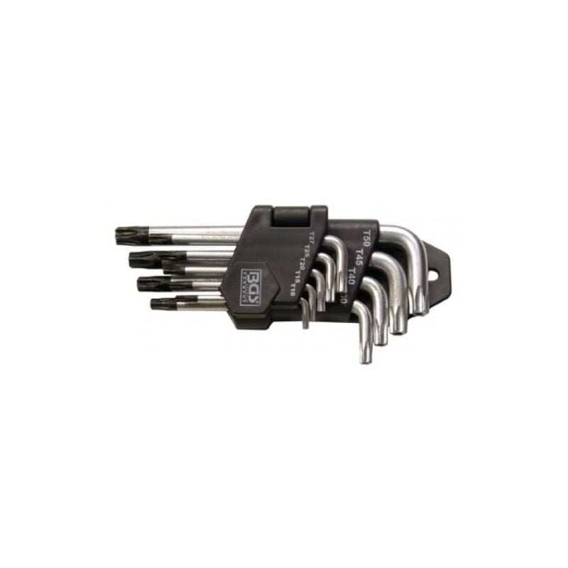Bgs Technic - 809 jeu de 9 cles torx etoile T10 20 25 27 30 40 45 50