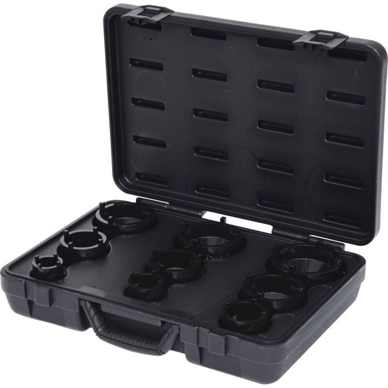 Coffret de douilles pour km écrou à ergots, ergots extérieurs, 9 pcs