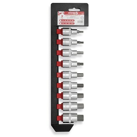 Jeu de 9 douilles à six pans creux 1/2  DOGHER 534-051