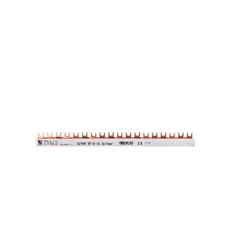 Jeu de barres à fourche 3P 63A 10 mm² (18 modules) S-18 E.4303