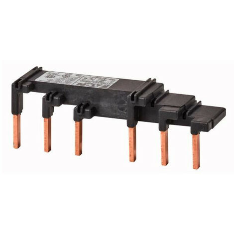 Jeu de barres triphasé pour 2 PKZ4 +contact auxiliaire EATON B3.1/2-PKZ4