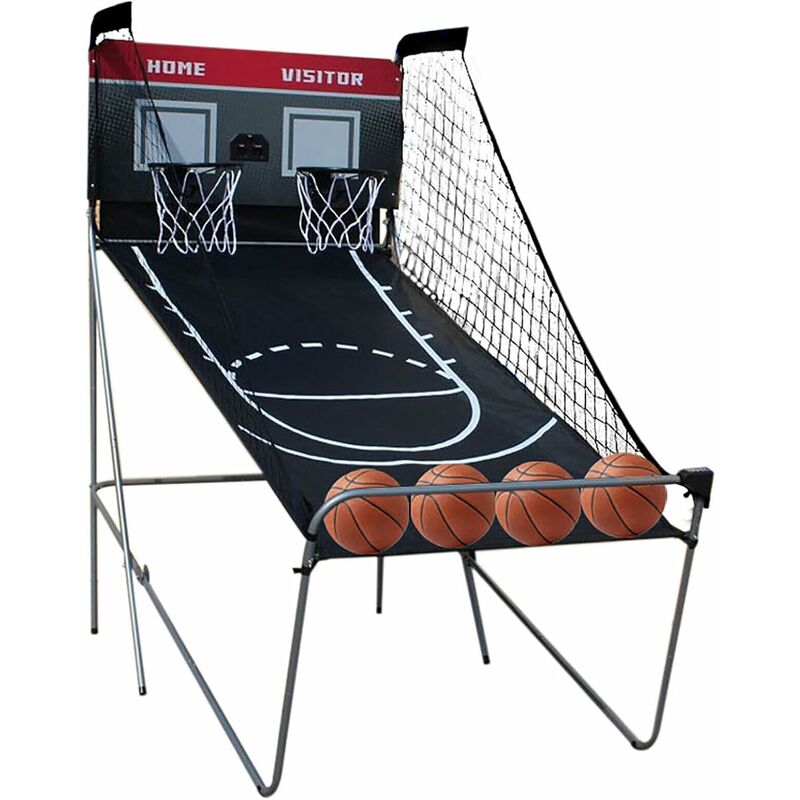 Jeu de Basket-Ball Pliable Basket-Ball Shoot Out Automate Panier de Basket-Ball Support de Basket-Ball Mobile Basket-Ball Machine à Tirer