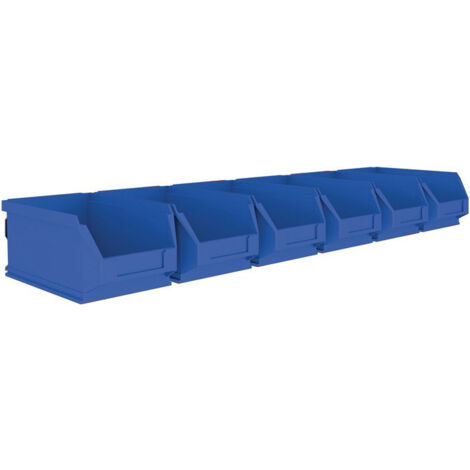 Jeu de boîtes de rangement ouvertes H75xl602xP180 mm acier galvanisé avec boîtes