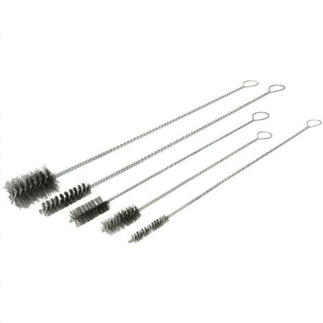 Jeu de brosses à manche en acier petit lot