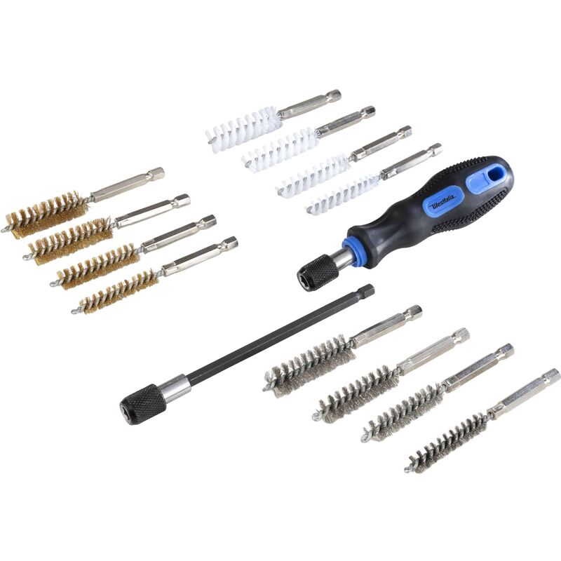 Jeu de brosses à fils ronds 14 pièces Westfalia