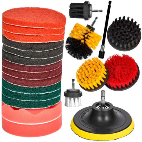 Jeu de brosses pour perceuse - 22 pièces KD10997