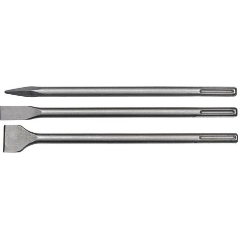Jeu de burins 3 pièces Einhell 4258101 24 mm Longueur 400 mm SDS-Max 1 set