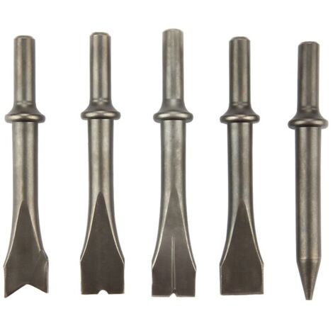 Jeu de burins pneumatiques pour marteau pneumatique 5 pièces pour marteau pneumatique 150/190/250