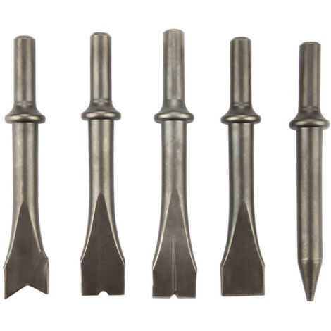 Jeu de burins pneumatiques pour marteau pneumatique 5 pièces pour marteau pneumatique 150/190/250