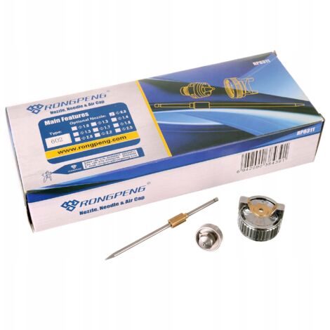 Jeu de buses de rechange pour pistolet à peinture Aeropro 2007, 0,8 mm
