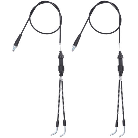Jeu de Câbles d'accélérateur en Métal Noir, Remplacement pour Banshee 350 YFZ350 987-2006, Kit de Câbles d'accélérateur pour le Contrôle.