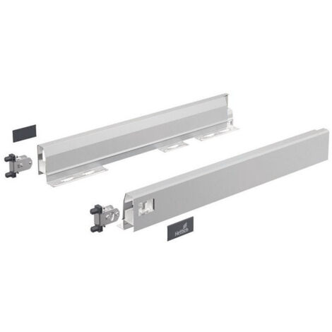 Jeu de cadres ArciTech longueur nominale 500 mm hauteur 78 mm acier HETTICH