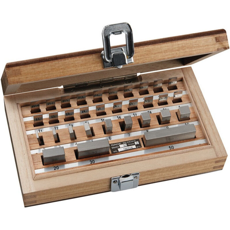 Promat - Jeu de cales étalons classe de tolérance 2 47 pièces acier