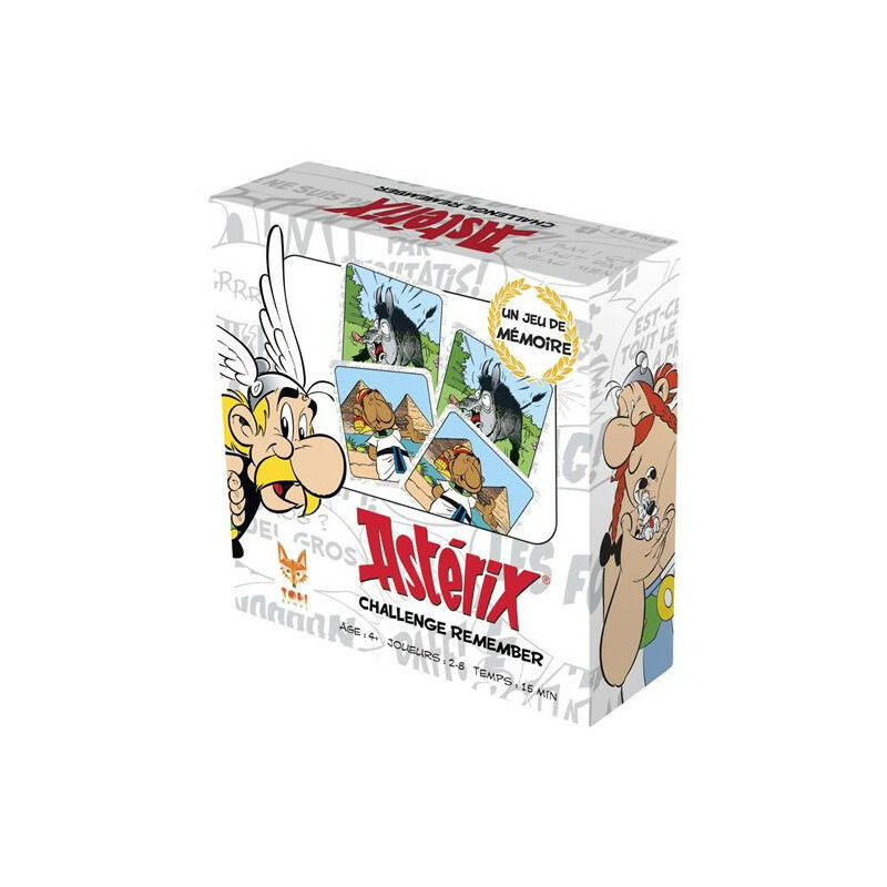 Jeu de cartes Topigames Astérix Remember - Multicolore