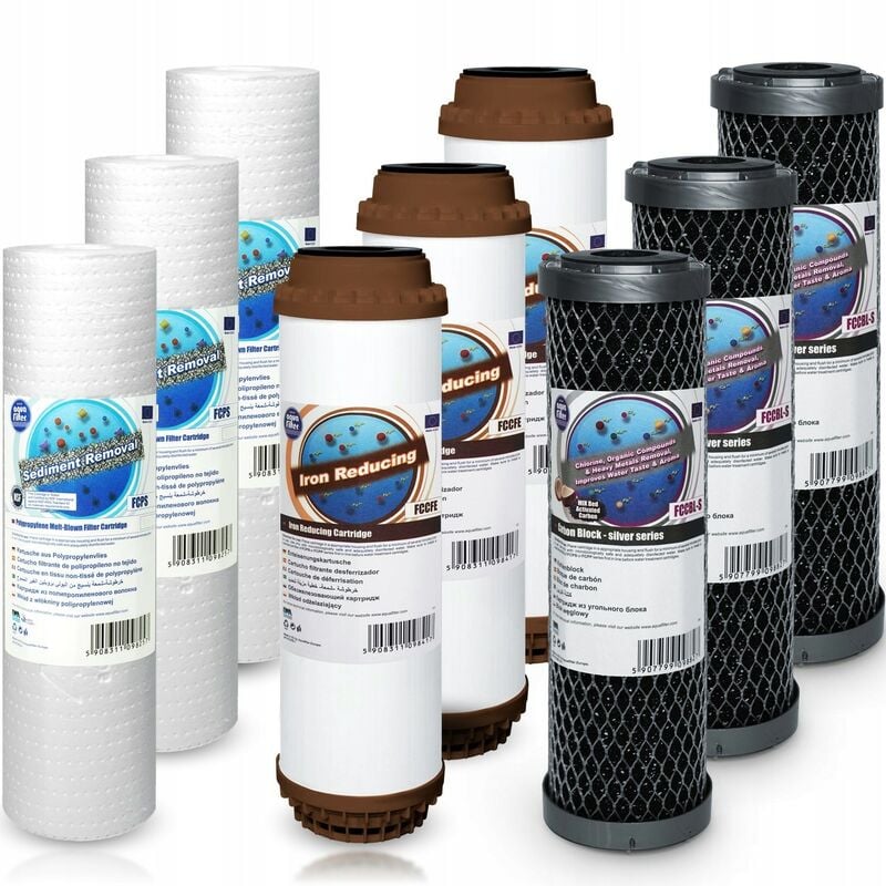 Jeu de cartouches aquafilter fccfe 9 pièces