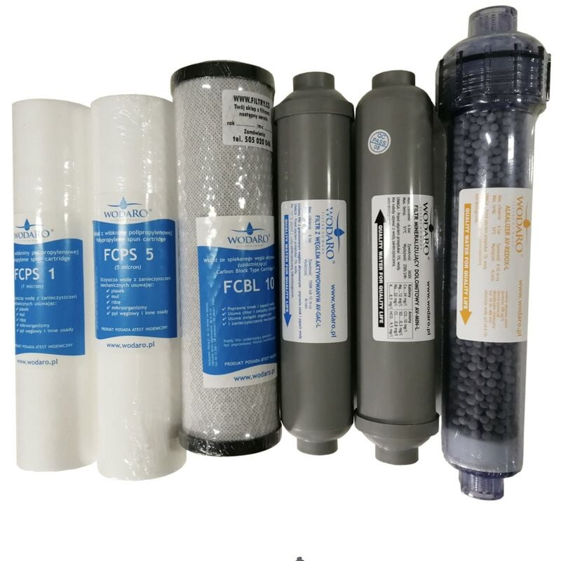 Jeu de cartouches wodaro 6 pièces