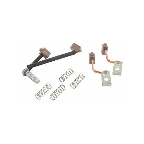 Jeu de charbons adaptable BRIGGS & STRATTON – Pour démarreurs avec clip « C » d'arrêt – Remplace origine 4976 – Conditionnement vrac
