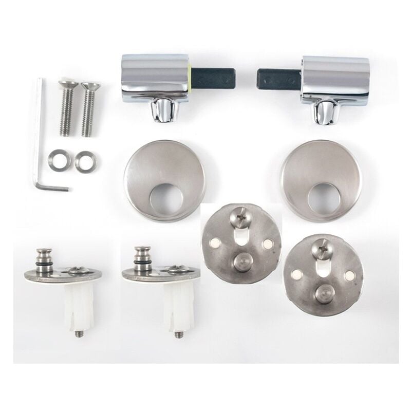 Jacob Delafon - Jeu de charnières ETA075-CP pour le siège Formilia de avec chute amortie