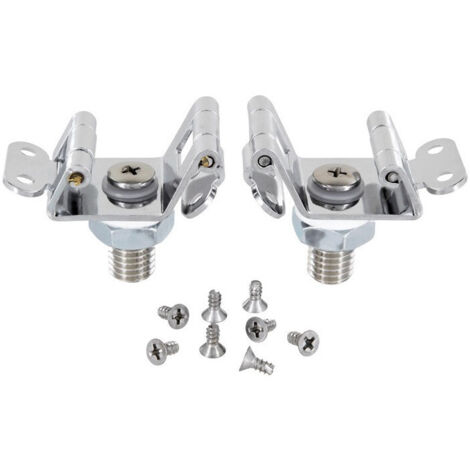 Jeu de charnières pour abattant WC Aero chrome IDEAL STANDARD