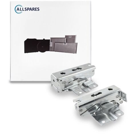 Jeu de charnières pour réfrigérateurs ou congélateurs encastrés (2pcs) 481147 / 00481147 par AllSpares