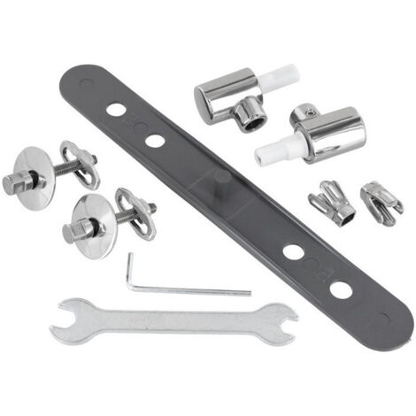 Jeu de charnières pour siège WC Washpoint Softclosing chrome IDEAL STANDARD