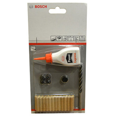 Jeu de chevilles à bois Bosch, 32 pièces, 6 mm, 30 mm - 2607000449