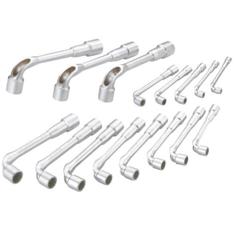 Jeu de clés à douille Hex. SAM 16 pièces 8 24 mm en Acier au chrome vanadium ( Prix pour 1 )