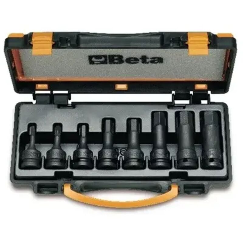 Beta - jeu de clés à douille hexagonales mâles 1/2 720me/c8