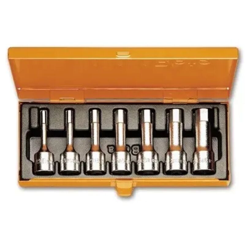 Beta - jeu de clés à douille hexagonales mâles 1/2 920me/c7