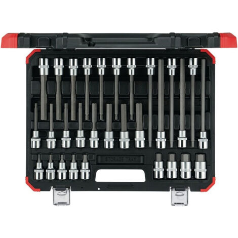 Jeu de clés à douille R6800 3030 30 pièces 1/2 po. 5 - 19 mm pour 6 pans intérie