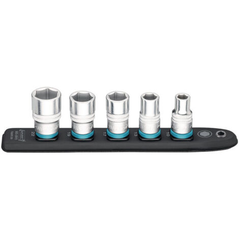 Jeu de clés à douille SmartRail 5 pièces 1/2 pouce pour carré conducteur HAZET