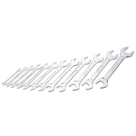 Jeu de clés à fourche 12 pièces en Acier chrome vanadium ( Prix pour 1 )