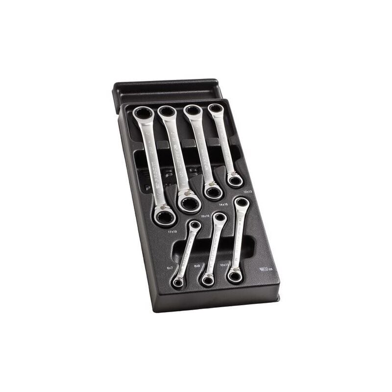 Facom - Jeu de clés à œil 7 pièces en Chrome ( Prix pour 1 )