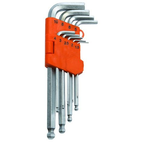 Jeu de clés Allen diam. 1,5 mm à 10 mm - Idrhaus