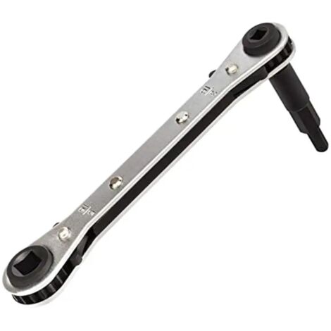 Jeu de clés de service CVC, réfrigération, adaptateur 3/8" vers 1/4", clé à cliquet 5/16" x 1/4", 1 juego