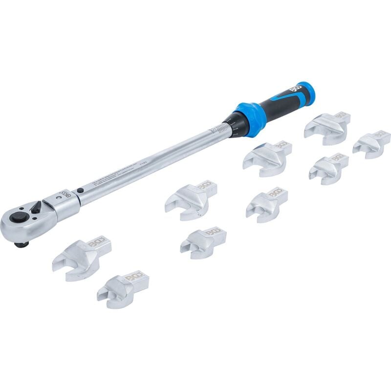 Jeu de clés dynamométriques pour outils enfichables de 14 x 18 mm 40 - 210 Nm 11 pièces