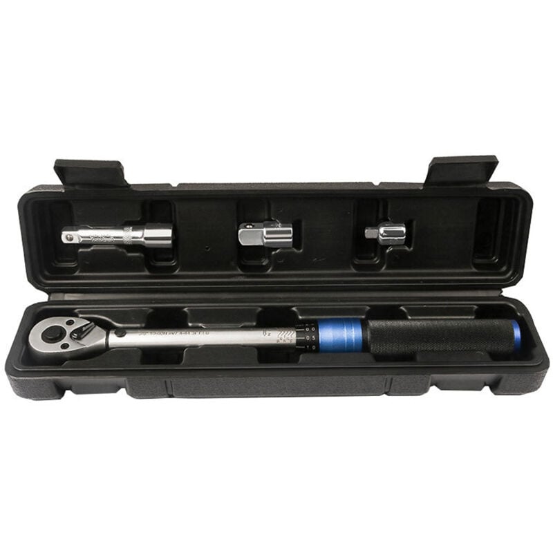 Jeu de clés dynamométriques réglables,Kit de clés à douille 10-60 N.m Outil à main Accessoire de réparation de vélo moto voiture