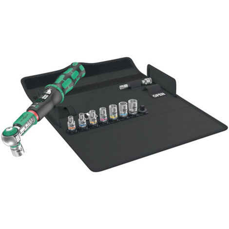 Jeu de clés dynamométriques Safe-Torque 23 pièces 2-12 Nm 1/4 pouce 6KT WERA