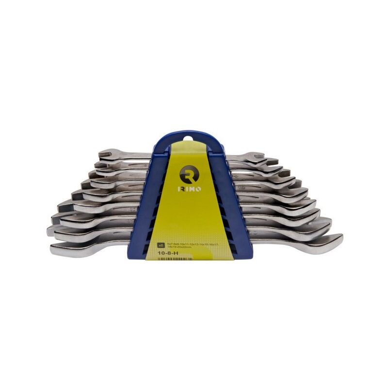 Irimo - Jeu de 8 clés à fourches doubles sur clip